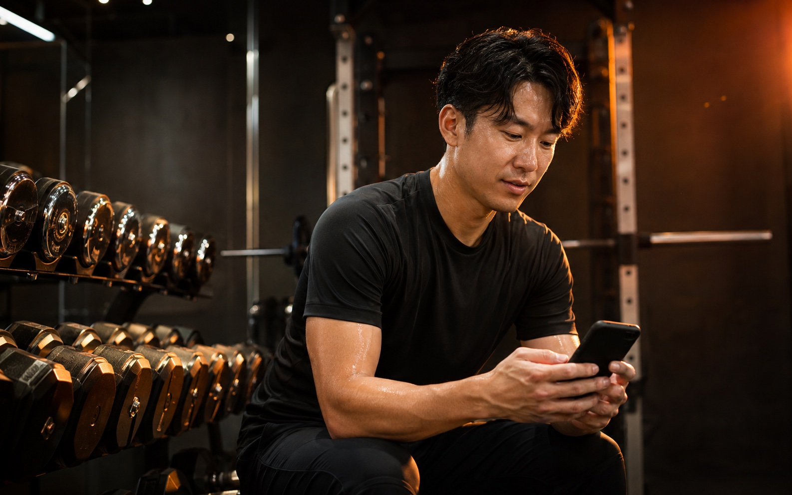 スマートフォンで日々の相談をする様子（AI生成イメージ）